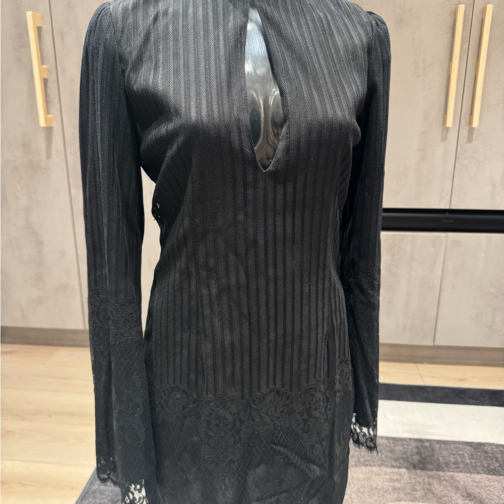 Stone Cold Fox Black Long Sleeve Dress